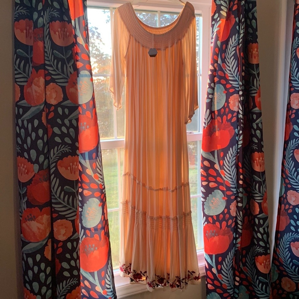 PinkBlush Maternity Long Sleeve Maxi Dress